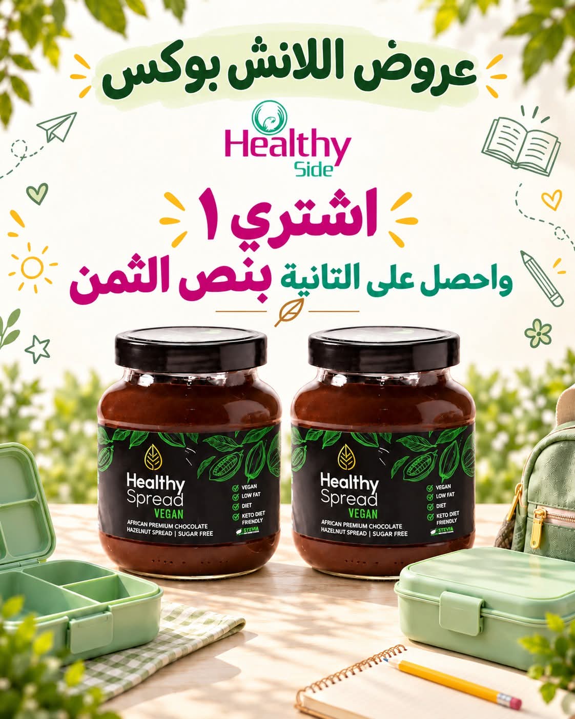 Healthy Spread Vegan – Second Jar Half Price